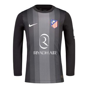 Camiseta Portero Niño Manga Larga Negra 25/26